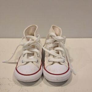 Converse Toddler White High-Top Sneakers